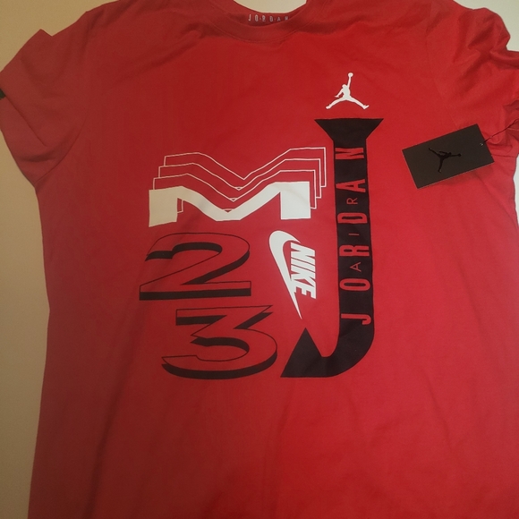 jordan t shirt red